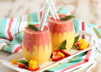 The Perfect Mango Strawberry Smoothie
